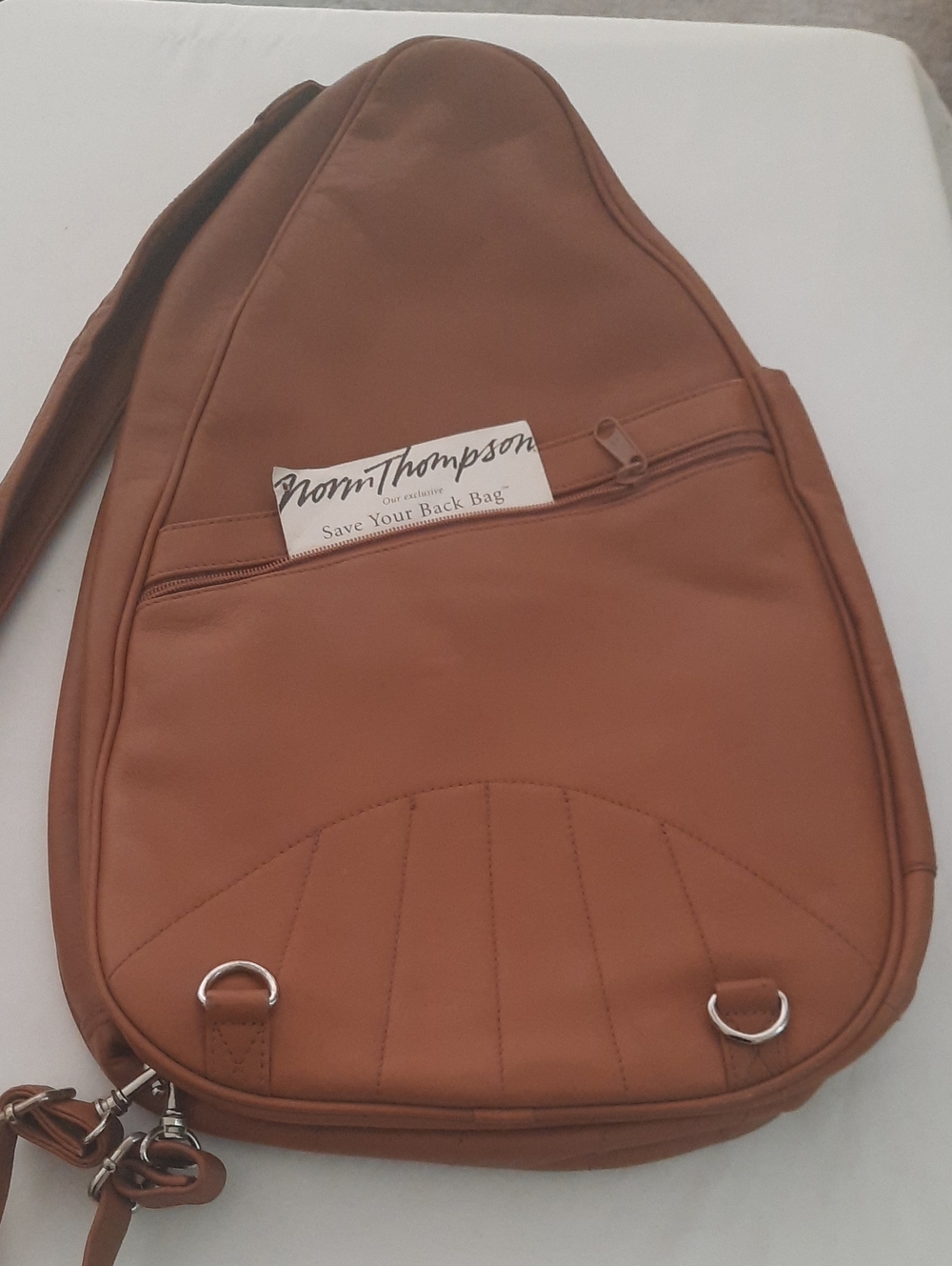 Vintage Tan Leather Shoulder Bag